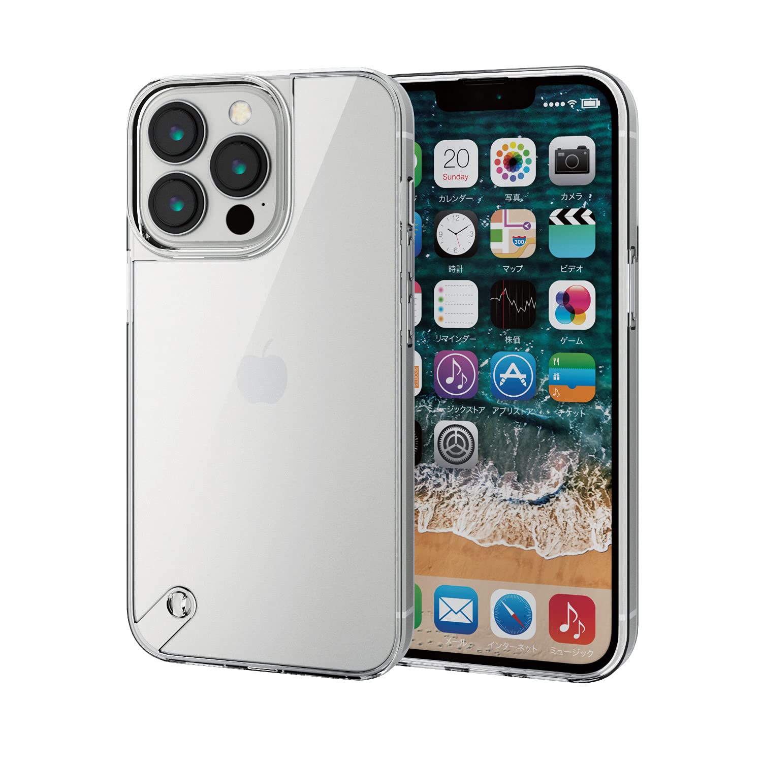 Amazon.co.jp: エレコム PM-A21CHVCG1CR iPhone 13 Pro